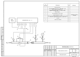 Монтажный чертеж КАСКАД 101 для управления 1 насосом