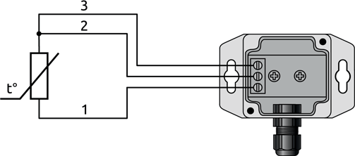 Схемы соединения внутренних проводов термопреобразователя TRE.V60