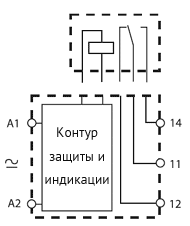 Схема выходов интерфейсного модуля 38.51