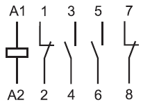 2 НО + 2 НЗ (×6×0)