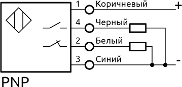 Схема соединения LR-12 PNP