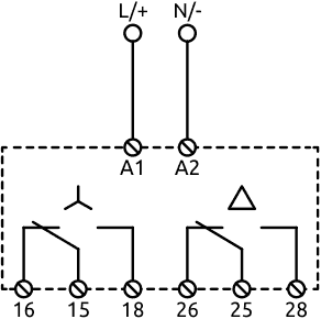 Схема подключения таймеров ONDO серии TM-ST