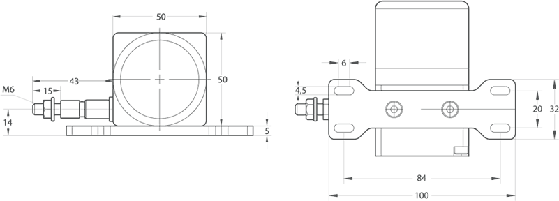 Габаритные размеры DWPM1