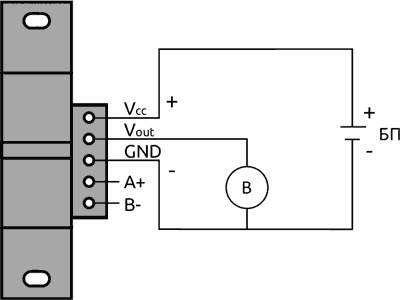 Подключение измерительного преобразователя постоянного тока T201DCH-300-M