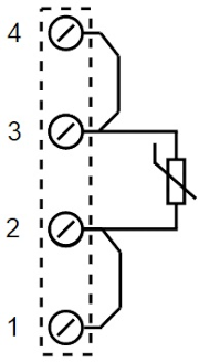 Подключение термосопротивлений по 2-х проводной схеме