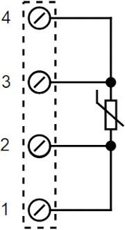 Подключение термосопротивлений по 4-х проводной схеме
