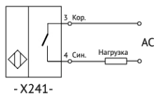 Схема подключения датчика ВБЕ-Ц30-96С-2241-ЛА