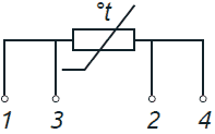 Схема электрических соединений 4 контакта