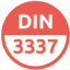 Стандарт сопряжения пневмопривода с клапаном DIN 3337